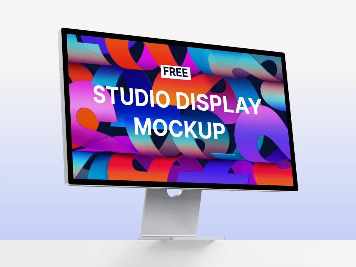 Apple Studio Display Mockup — Mockup Zone